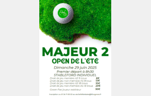 MAJEUR 2 : Open de l'été