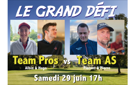 BREAKING NEWS : Le grand défi !